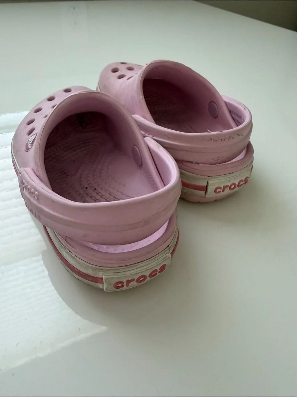 Pink Crocs Toddler Size C6